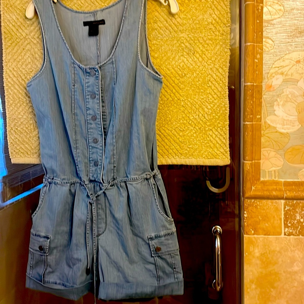 Calvin Klein Jeans Denim sleeveless Romper Small